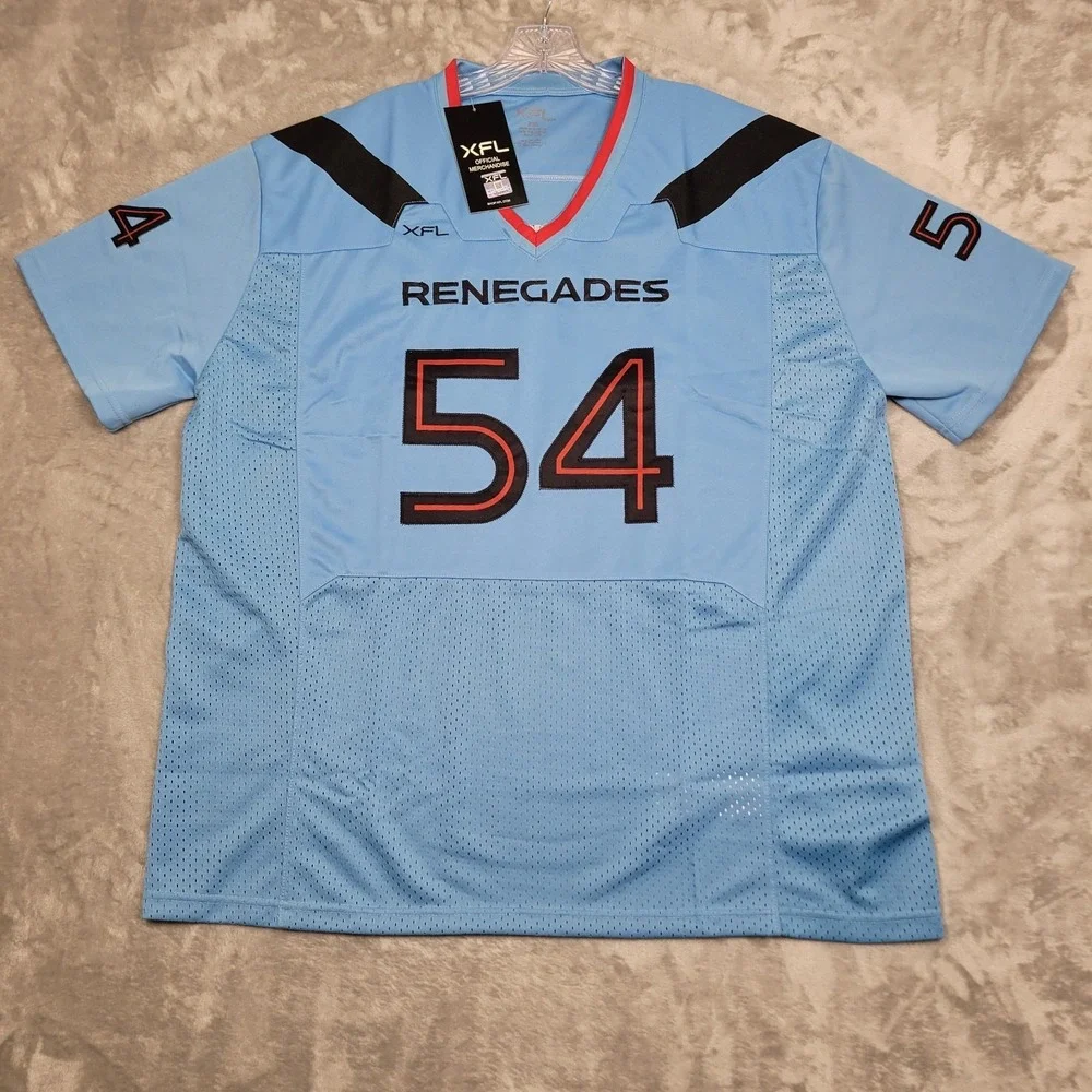 Dallas Renegades XFL Football Jersey Dwayne The Rock Johnson Men's 2XL Arlington